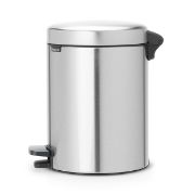 Снимка на Кош за смет с педал Brabantia NewIcon 5L, Matt Steel Fingerprint Proof