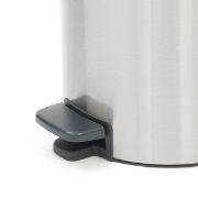 Снимка на Кош за смет с педал Brabantia NewIcon 5L, Matt Steel Fingerprint Proof