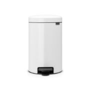 Снимка на Кош за смет с педал Brabantia NewIcon 12L, White, метална кофа