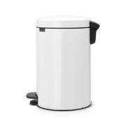 Снимка на Кош за смет с педал Brabantia NewIcon 12L, White, метална кофа