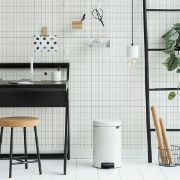 Снимка на Кош за смет с педал Brabantia NewIcon 12L, White, метална кофа