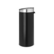Снимка на Кош за смет Brabantia Touch Bin New 30L, Matt Black, FPP капак