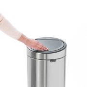 Снимка на Кош за смет Brabantia Touch Bin New 30L, Brilliant Steel