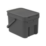 Снимка на Кош за смет за разделно събиране Brabantia Sort&Go 6L, Grey
