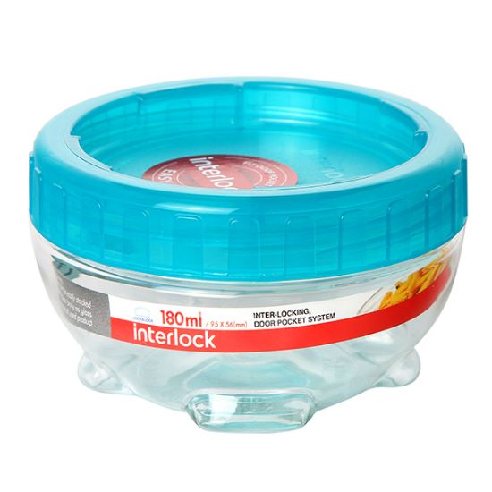 Снимка на Буркан Lock & Lock Interlock INL305B 180ml, петролено зелен