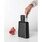 Снимка на Блок с 5 ножа Brabantia Tasty+ Dark Grey