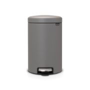 Снимка на Кош за смет с педал Brabantia NewIcon 12L, Mineral Concrete Grey