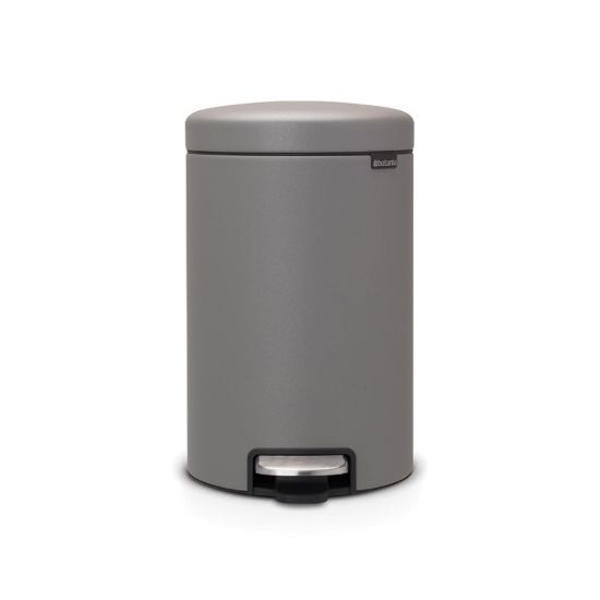 Снимка на Кош за смет с педал Brabantia NewIcon 12L, Mineral Concrete Grey