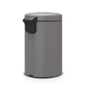 Снимка на Кош за смет с педал Brabantia NewIcon 12L, Mineral Concrete Grey