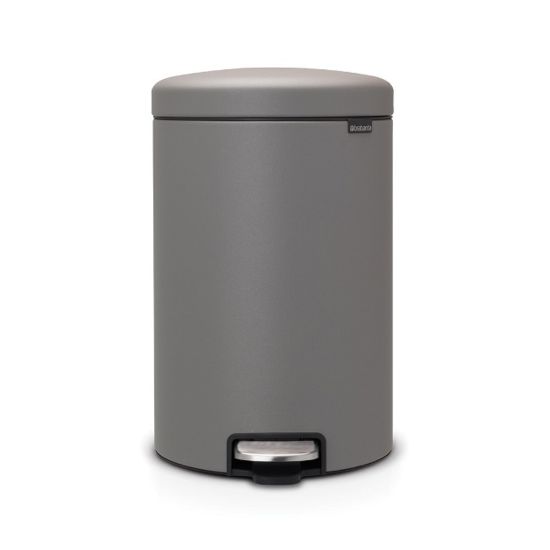 Снимка на Кош за смет с педал Brabantia NewIcon 20L, Mineral Concrete Grey