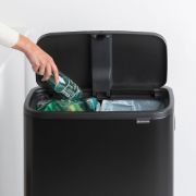 Снимка на Кош за смет Brabantia Bo Touch Hi 2x30L, Matt Black
