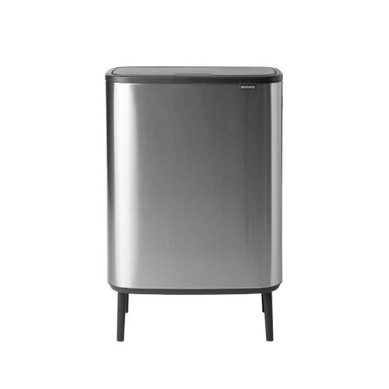 Снимка на Кош за смет Brabantia Bo Touch Hi 2x30L, Matt Steel Fingerprint Proof