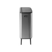 Снимка на Кош за смет Brabantia Bo Touch Hi 2x30L, Matt Steel Fingerprint Proof