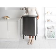 Снимка на Кош за смет Brabantia Bo Touch Hi 2x30L, Matt Steel Fingerprint Proof