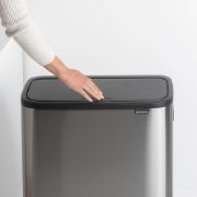 Снимка на Кош за смет Brabantia Bo Touch Hi 2x30L, Matt Steel Fingerprint Proof