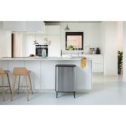 Снимка на Кош за смет Brabantia Bo Touch Hi 2x30L, Matt Steel Fingerprint Proof