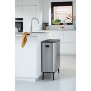 Снимка на Кош за смет Brabantia Bo Touch Hi 2x30L, Matt Steel Fingerprint Proof