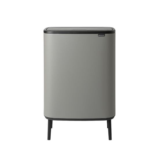Снимка на Кош за смет Brabantia Bo Touch Hi 2x30L, Mineral Concrete Grey