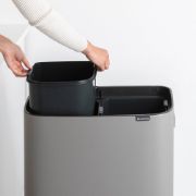 Снимка на Кош за смет Brabantia Bo Touch Hi 2x30L, Mineral Concrete Grey