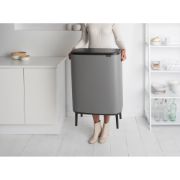 Снимка на Кош за смет Brabantia Bo Touch Hi 2x30L, Mineral Concrete Grey