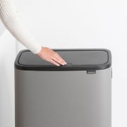 Снимка на Кош за смет Brabantia Bo Touch Hi 2x30L, Mineral Concrete Grey