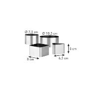 Снимка на Форми комплект за оформяне на храна Tescoma Grandchef 4 броя