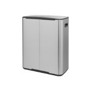 Снимка на Кош за смет Brabantia Bo Pedal 2x30L, Matt Steel Fingerprint Proof
