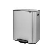 Снимка на Кош за смет Brabantia Bo Pedal 2x30L, Matt Steel Fingerprint Proof