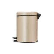 Снимка на Кош за смет с педал Brabantia NewIcon 5L, Metallic Gold