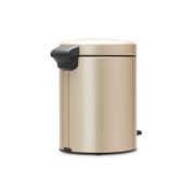Снимка на Кош за смет с педал Brabantia NewIcon 5L, Metallic Gold