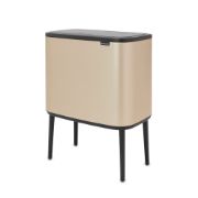 Снимка на Кош за смет Brabantia Bo Touch 11+23L, Metallic Gold
