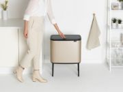 Снимка на Кош за смет Brabantia Bo Touch 11+23L, Metallic Gold
