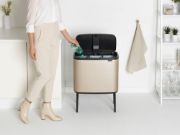 Снимка на Кош за смет Brabantia Bo Touch 3x11L, Metallic Gold