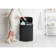 Снимка на Кош за смет Brabantia Bo Pedal 2x30L, Matt Black