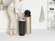 Снимка на Кош за смет Brabantia Touch Bin New 30L, Metallic Gold