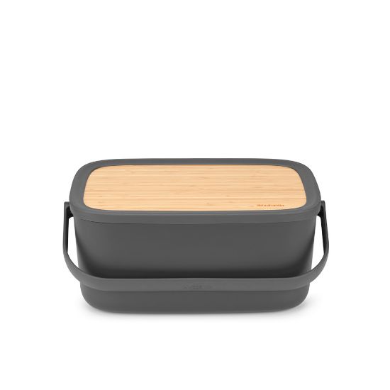 Снимка на Кутия за хляб Brabantia Nic Dark Grey