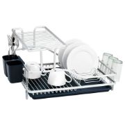 Снимка на Сушилник за съдове 2 нива Luigi Ferrero FR-5535AL-B 55.5x35.2x27.3cm, алуминий, тъмносиня табла