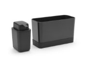 Снимка на Органайзер за мивка с дозатор за течен сапун Brabantia SinkSide Dark Grey