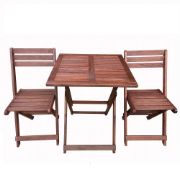 Снимка на Градински комплект Kreta Muhler Meranti 3 части, дърво