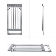 Снимка на Електрически сушилник за дрехи Homa HCD-1255, 6 м, 8 тръби, до 10 кг