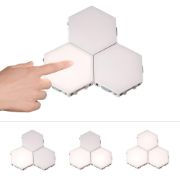 Снимка на Комплект от 3 броя Модулен TOUCH LED панел тип Honeycomb