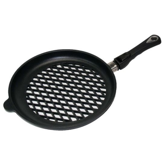 Снимка на Тиган за барбекю AMT 32cm, височина 4cm, перфориран