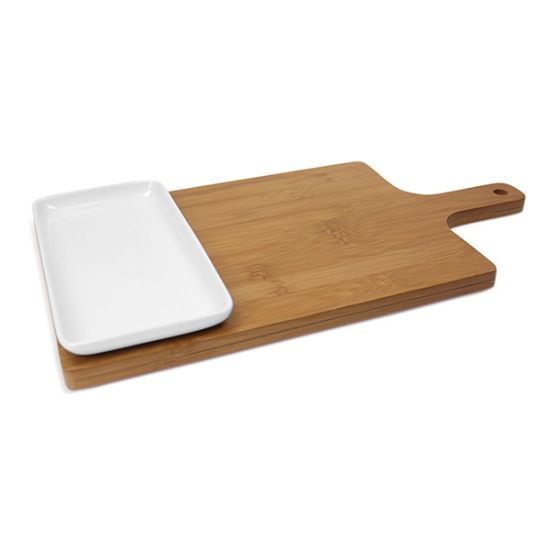 Снимка на Комплект дъска за рязане с плато FR-1REB 29x20x3.7cm