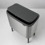 Снимка на Кош за смет Brabantia Bo Touch 11+23L, Matt Steel Fingerprint Proof