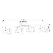 Снимка на Спот 4-ка Jackie, E 14, 4 x 40 W, IP 20