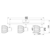 Снимка на Спот 3-ка Woody, E14, 3 x max 40W