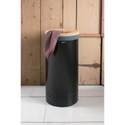 Снимка на Кош за пране Brabantia 35L, Matt Black, корков капак