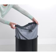 Снимка на Кош за пране Brabantia 60L, Matt Black, корков капак