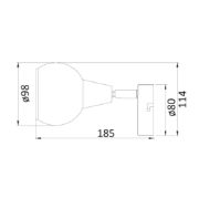 Снимка на Спот 1-ца Sion Smoke, E 14 , 1 max 40W