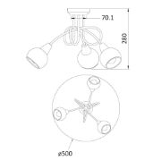 Снимка на Спот 3-ка Sion Smoke, E 14 , 3 max 40W
